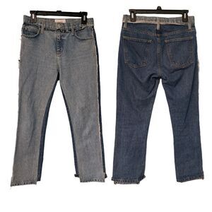 Current Elliott The High Waist Somera Straight Jeans in Cavan Size 25